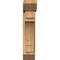 Ekena Millwork Merced Slat Rough Sawn Bracket w/ Offset Brace, Western Red Cedar, 8"W x 26"D x 38"H BKT0806X26X38MRC06RWR - alternate 3